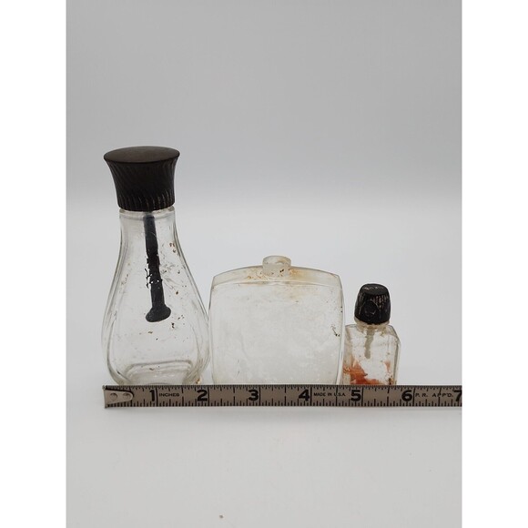 Old Bottles Coty France Square Bottle, Cutex Nail Polish, Odo Ro Do Bottle - Picture 11 of 12